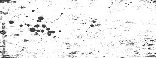 Black and White Grunge Texture with Ink Splatter Overlay