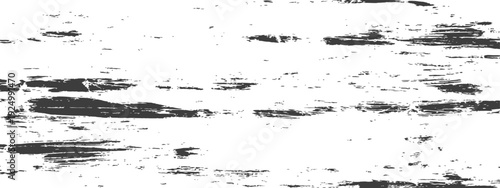 Distressed Grunge Overlay Texture Vector Background with Horizontal Brush Strokes and Scratches