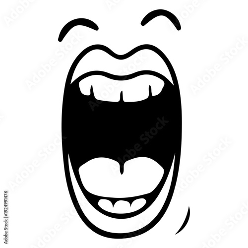 Laughing Mouth Icon