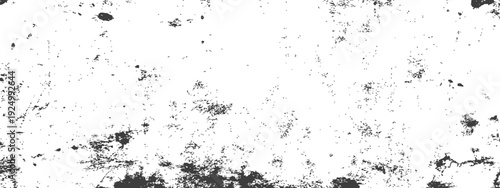 Distressed Grunge Texture Overlay Black and White Gritty Speckled Rough Background Element