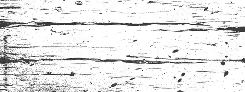 Distressed Grunge Texture with Horizontal Lines and Splatters Black White Overlay Background Graphic