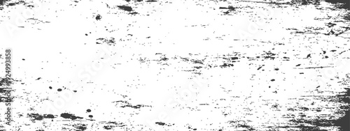 Distressed Grunge Overlay Texture Black and White Vector Background (2)