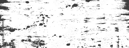 Black and White Grunge Texture with Ink Splatters and Distressed Marks (1)
