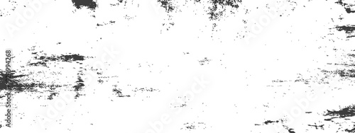 Grunge Distressed Texture Overlay Background Vector in Black and White