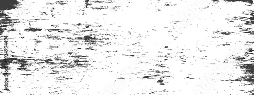 Distressed Grunge Texture Black and White Background Scratched Wood Grain Overlay Vector