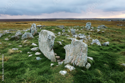 Картината върху платно Steinacleit prehistoric site, Isle of Lewis