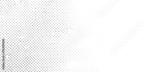 Fading grey dots pattern on white background