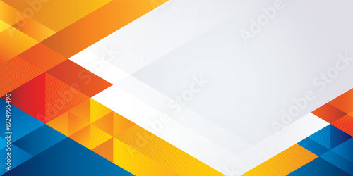 Modern Colorful triangles background, Abstract Geometric triangle background. Abstract Triangle shapes design. Creative ideas for business presentations, template