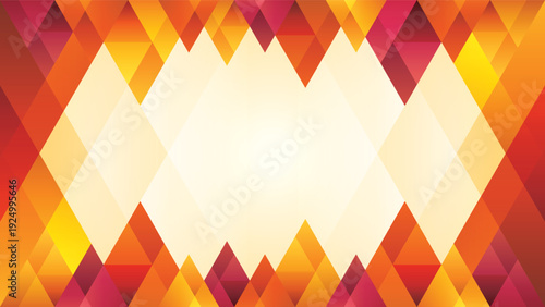 Abstract Geometric Red triangle background. Modern triangles background, Abstract Triangle shapes design. Creative ideas for business presentations, template, banner