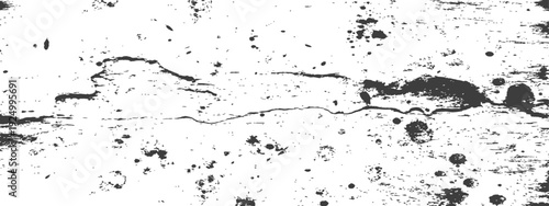 Abstract Grungy Distressed Black and White Texture Overlay