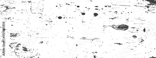 Distressed Black and White Grunge Texture with Scratches and Ink Splatters (1)