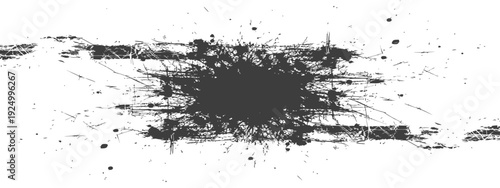 Dark Grunge Ink Splatter Abstract Texture Background