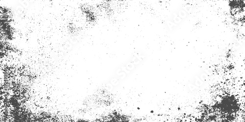 Grainy dust distressed grunge texture background with halftone style vector design abstract debris particle overlay.