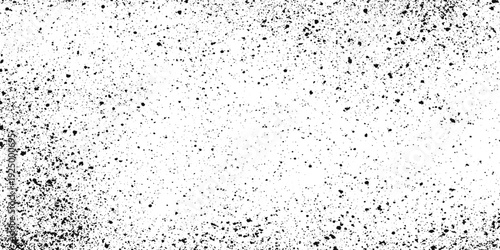 Grunge texture overlay with abstract vector noise debris dust particles distressed fine grain background isolated on white.