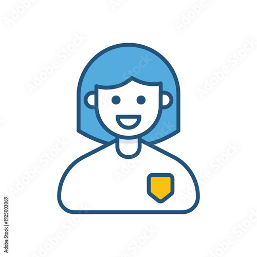 Teacher vector icon