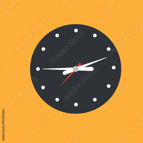 is a graphic representation of a vintage clock face