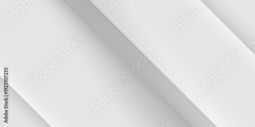 Minimal White and Gray Abstract Background with 3D Corner Wall and Soft Shadow. Suit for banner, web, brochure, pamflet and presentation