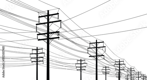 WebSet of four multi-armed businessman silhouettes representing multitasking, professional management, efficient productivity, technical repair, retail shopping, and digital communication icons