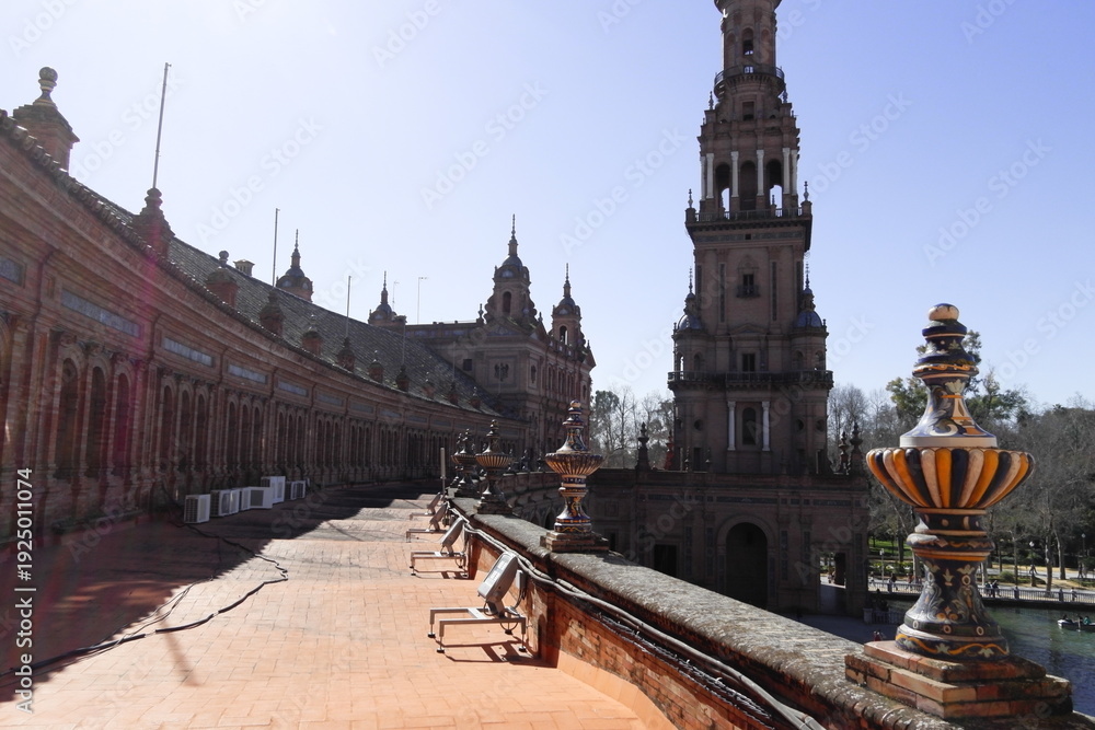 Fototapeta premium La Plaza de España di Siviglia 