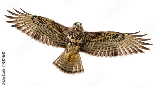 Canvastavla Isolated Broad-winged Hawk soaring with wings spread, majestic bird of prey in f