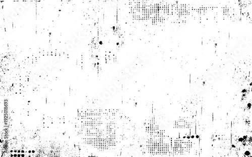 Abstract black and white dots half tone pattern background. 