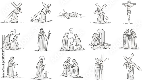 Illustrations of the Passion of Christ Stations of the Cross