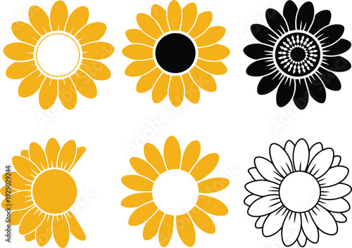 Adobe Stock Title: Large collection of diverse human head silhouettes in profile, vintage and modern male and female portraits