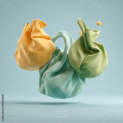 Abstract Fluid Forms - Soft Shapes in Motion