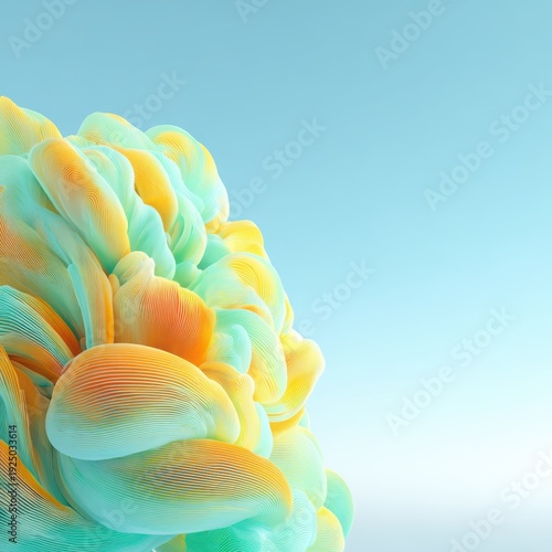 Abstract Fluid Form - Gentle Curves