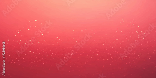 A bright red grunge winter wallpaper texture with white snowflakes and shiny bokeh light particles featuring copy space for a festive Christmas holiday design