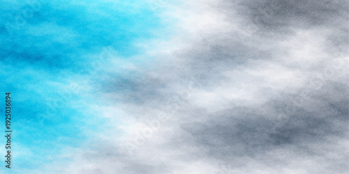 A clear blue sky with white clouds creates a bright nature background featuring a summer sun and calm atmosphere on a beautiful day