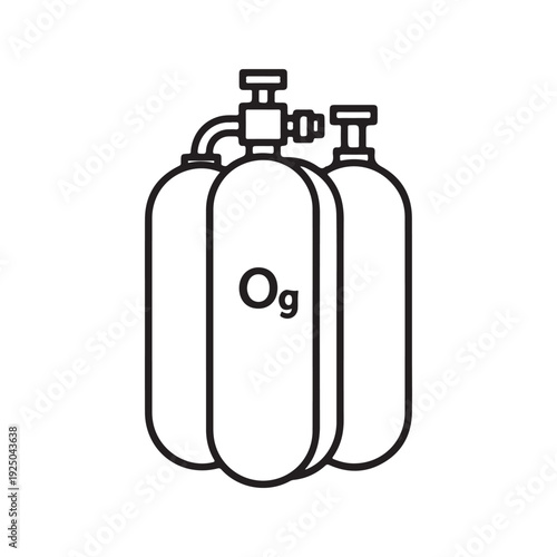 Oxygen gas cylinders for medical and industrial use  oxygen supply system  medical oxygen tank