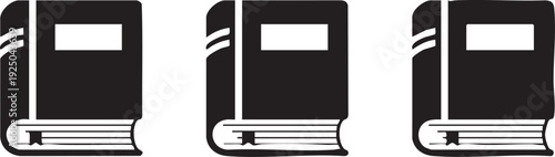 Education Book Library Bookstore Literature Reading Icon Set