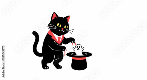 Black Cat Magic Trick.