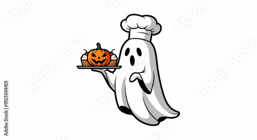 Ghost Chef Serving Pumpkin.