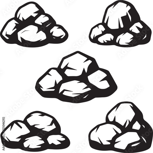 Stones and rocks vintage set