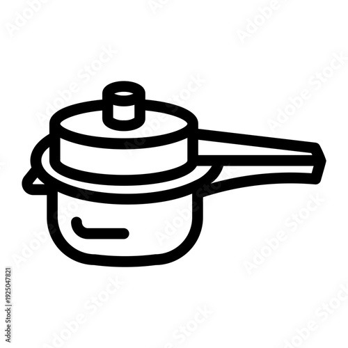 pressure cooker Line Icon