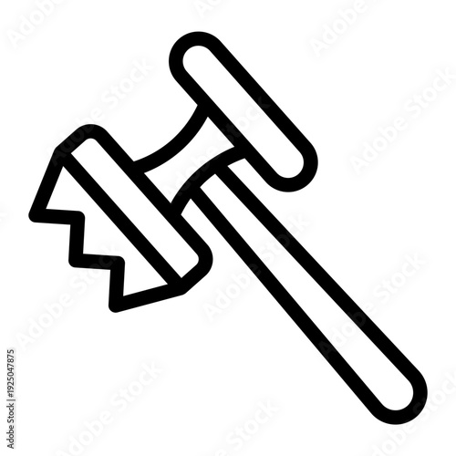 tenderizer Line Icon