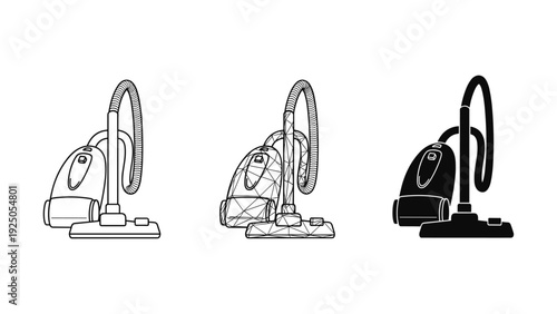 Vacuum Cleaner Icons Set