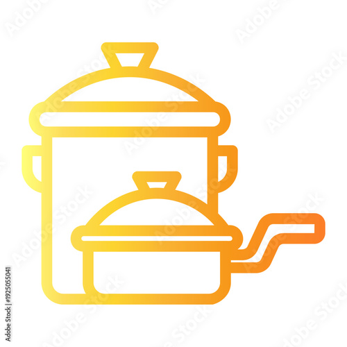 cookware Line Gradient Icon