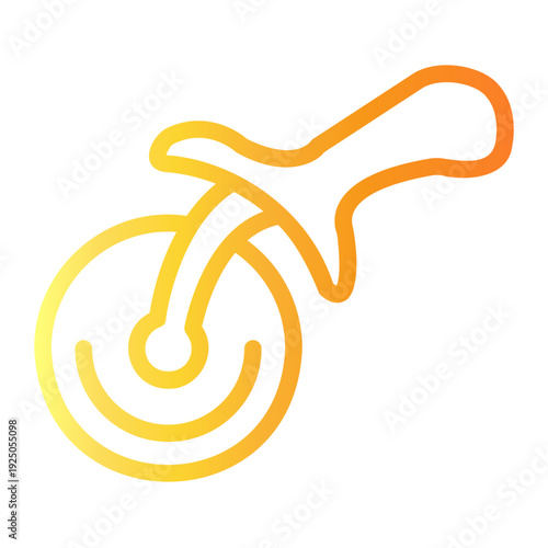 pizza cutter Line Gradient Icon