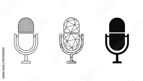 Microphone Icon Set