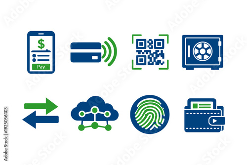 Financial Technology Icons