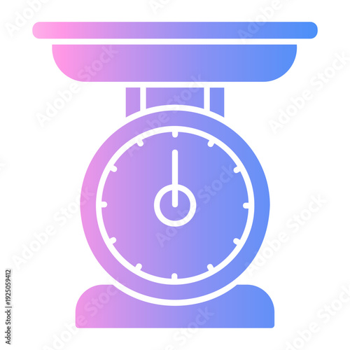 kitchen scale Gradient icon