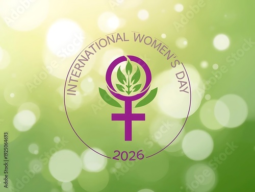 Celebrating the essence of womanhood on international women's day 2026 with a vibrant symbol of empowerment
