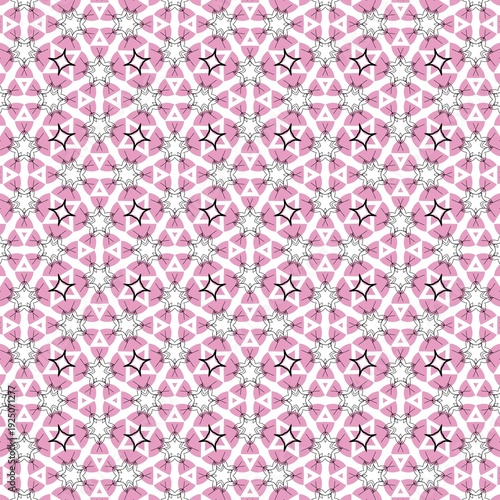 Abstract geometric set of seamless pattern	