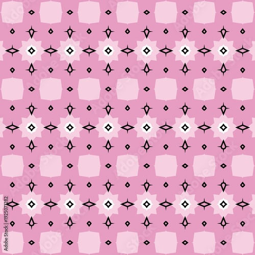 Abstract geometric set of seamless pattern	