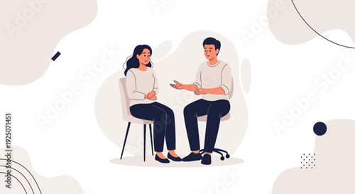 Couple Counseling Session, Communication Therapy, Relationship Help, Dialogue