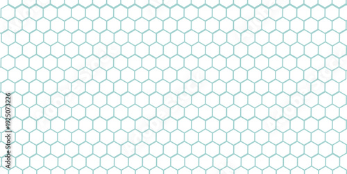 White pattern with hexagon mesh. blue honeycomb pattern, Hexagon Grid tech pattern. vector illustration. For card, banner, print