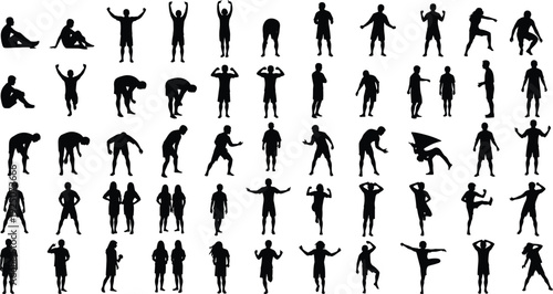 active, people, silhouette, sport, fitness, pose, dynamic, movement, athlete, workout, training, energy, lifestyle, action, human, active silhouette, 